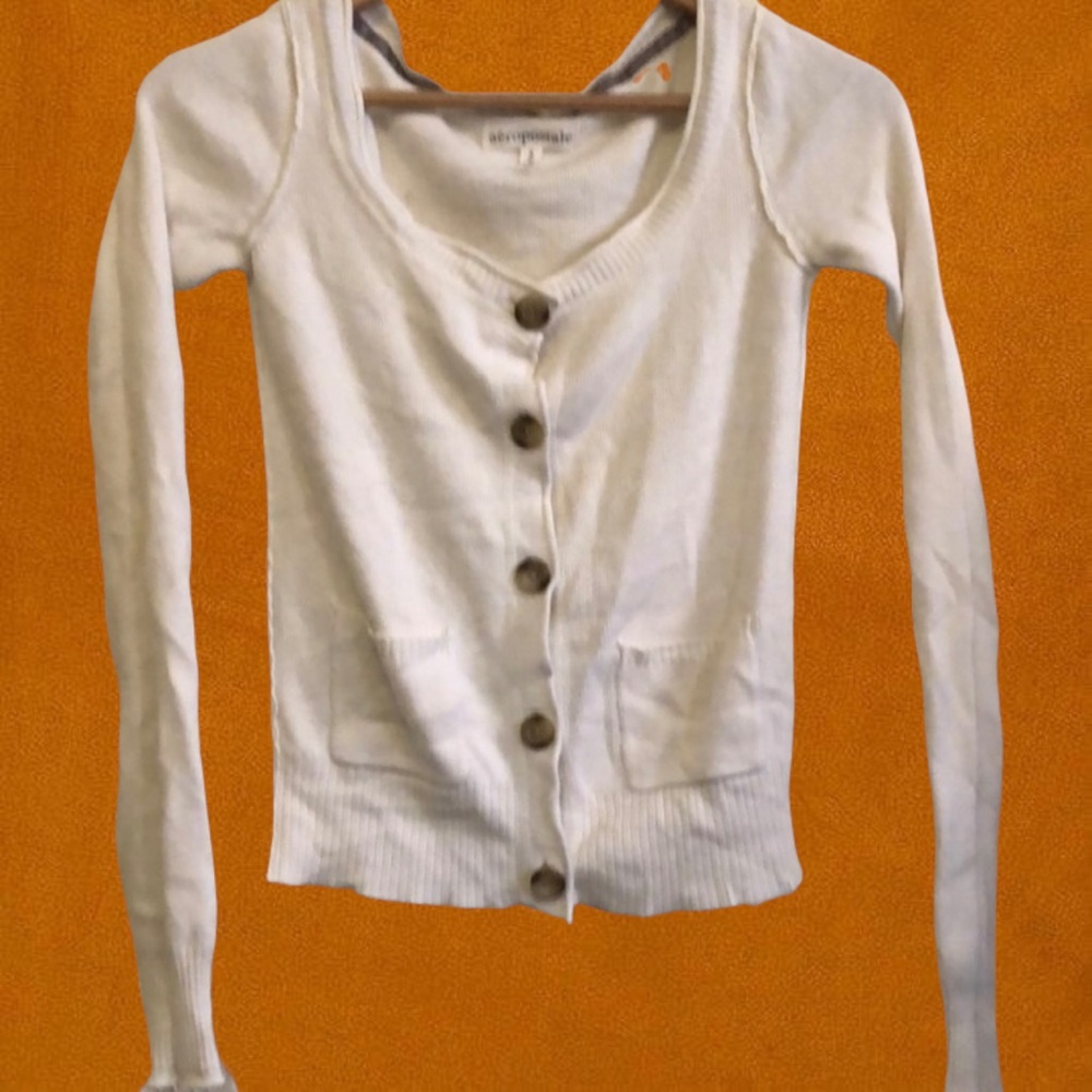Cream cardigan